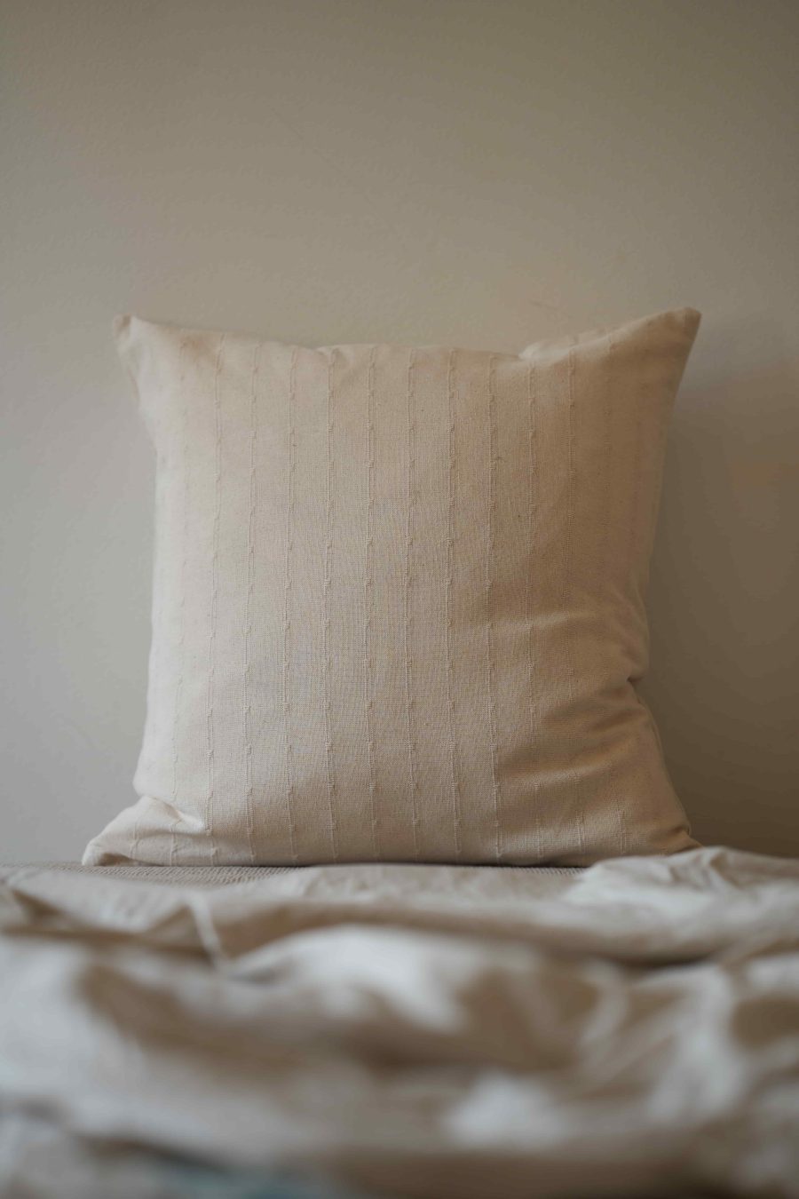 Lourmarin Woven Cotton Cushion Cover, Rustic Charm Cushion Cover, Premium Cotton Pillow Case