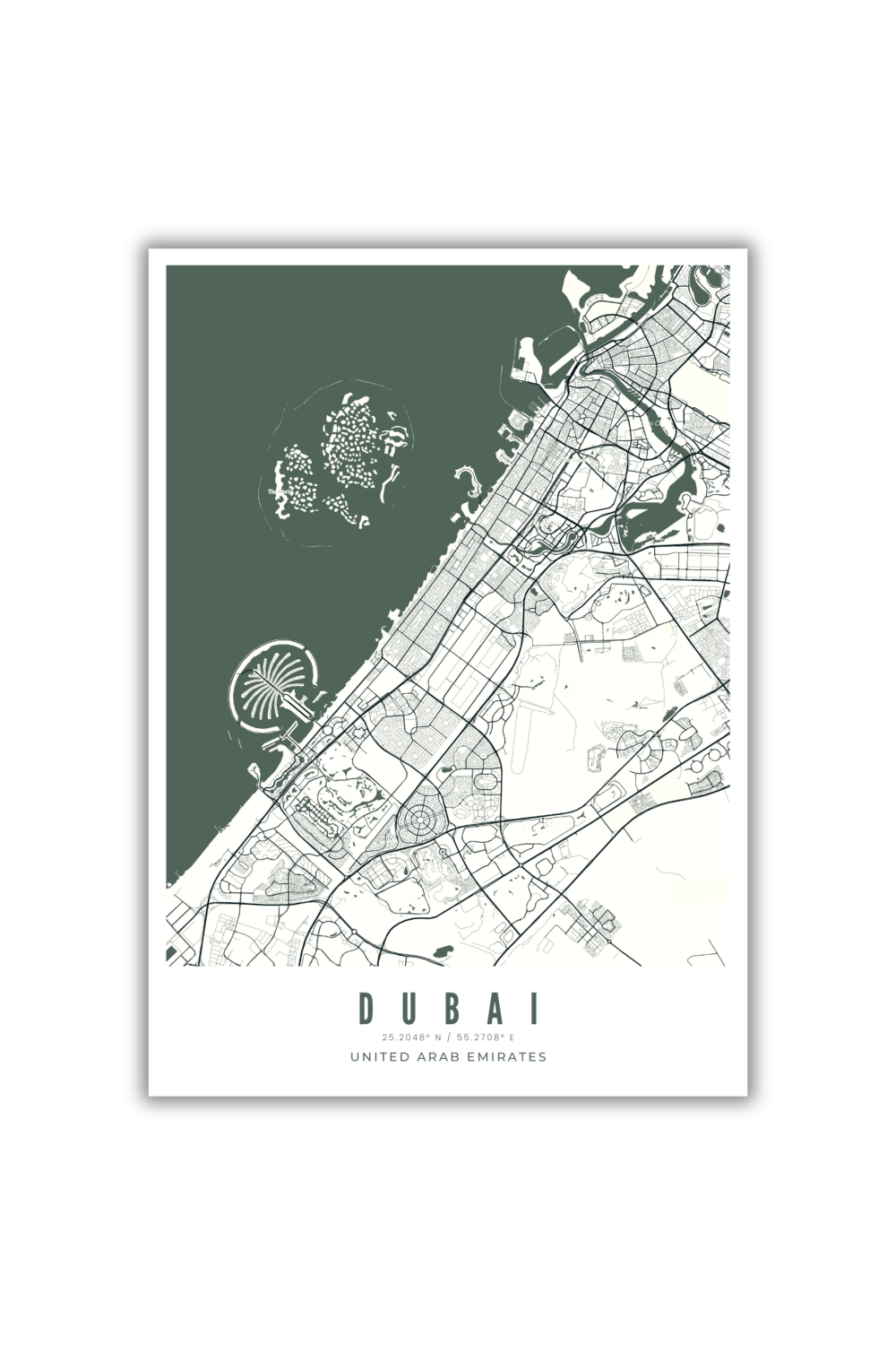 dubai city map