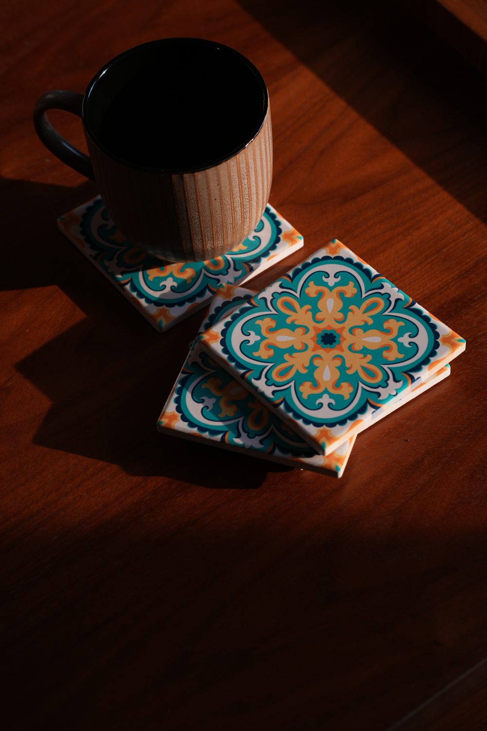 Isik-turkish-ceramic-coaster-set