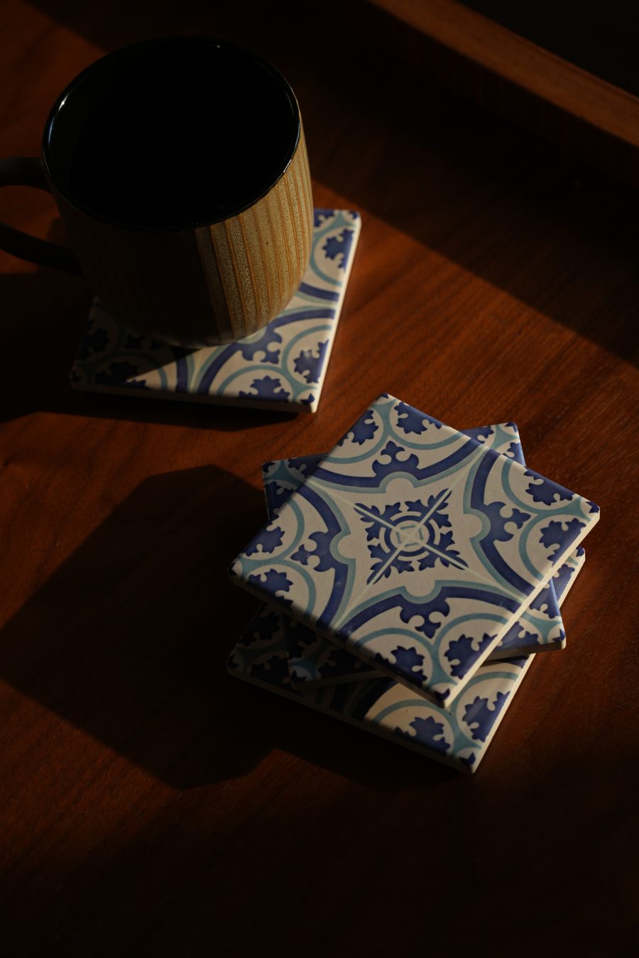 Evren Turkish Ceramic Coaster set