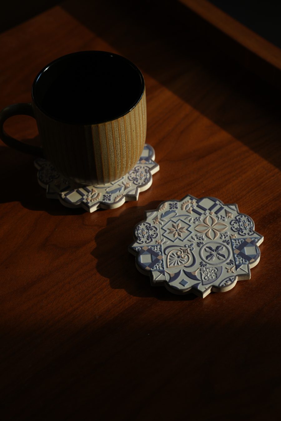 Roka Turkish Ceramic Coaster set- artistic Coaster set