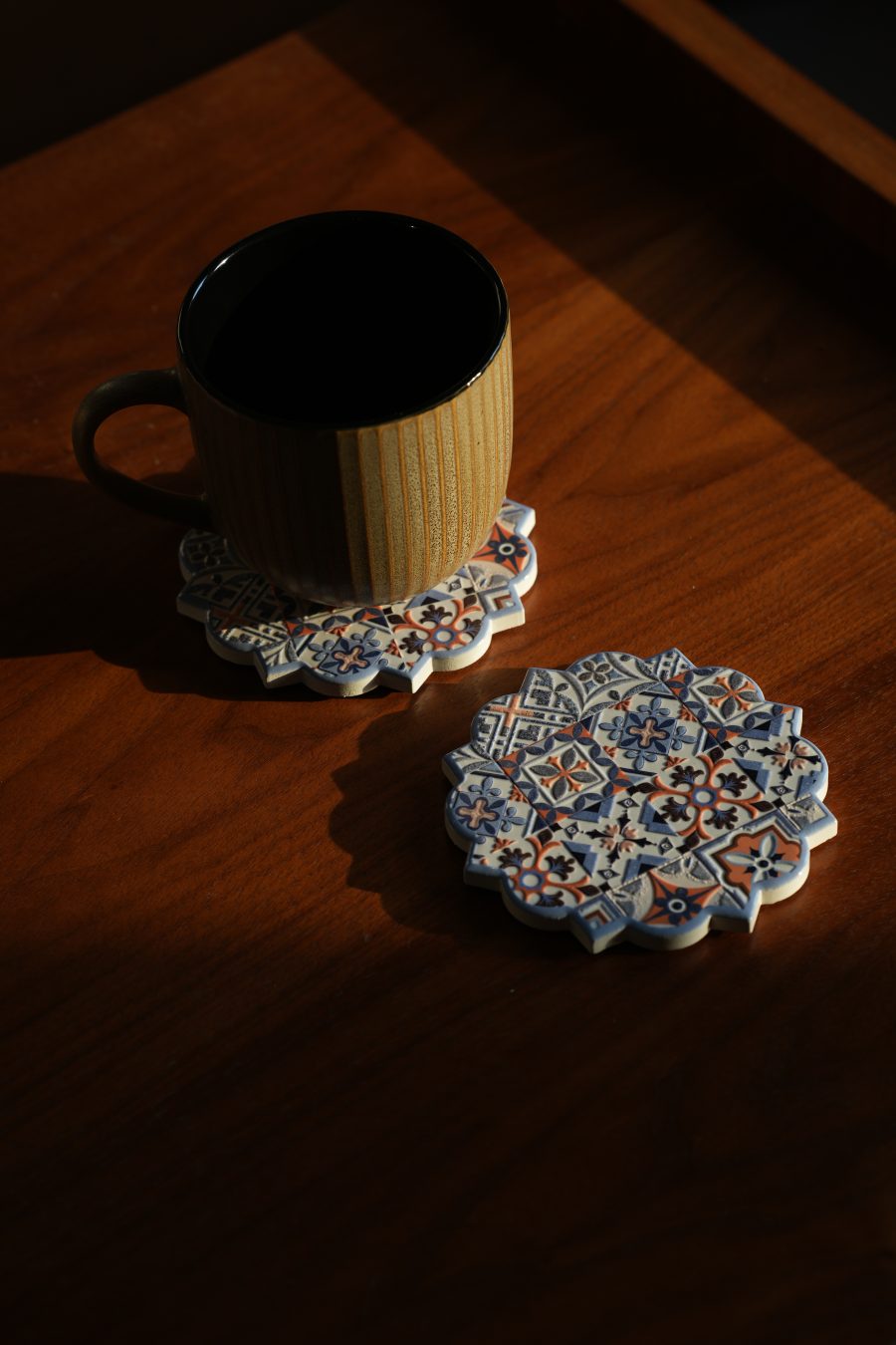 Liva Turkish Ceramic Coaster Set