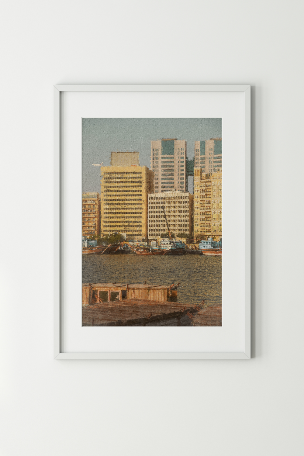 Dubai Creek Art Print