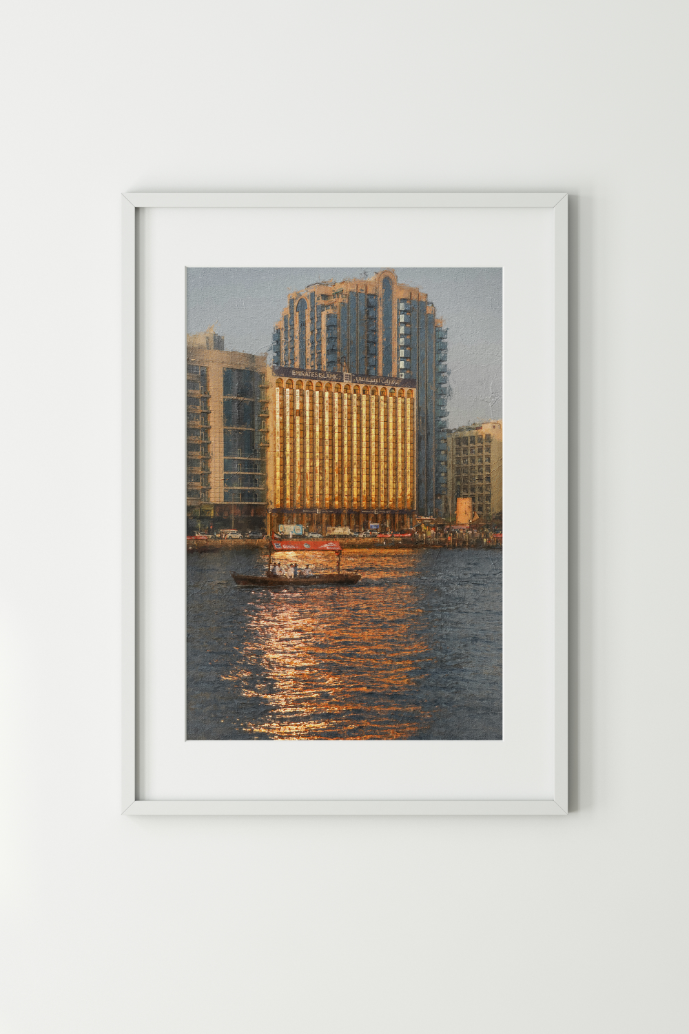 Dubai Creek Art Print