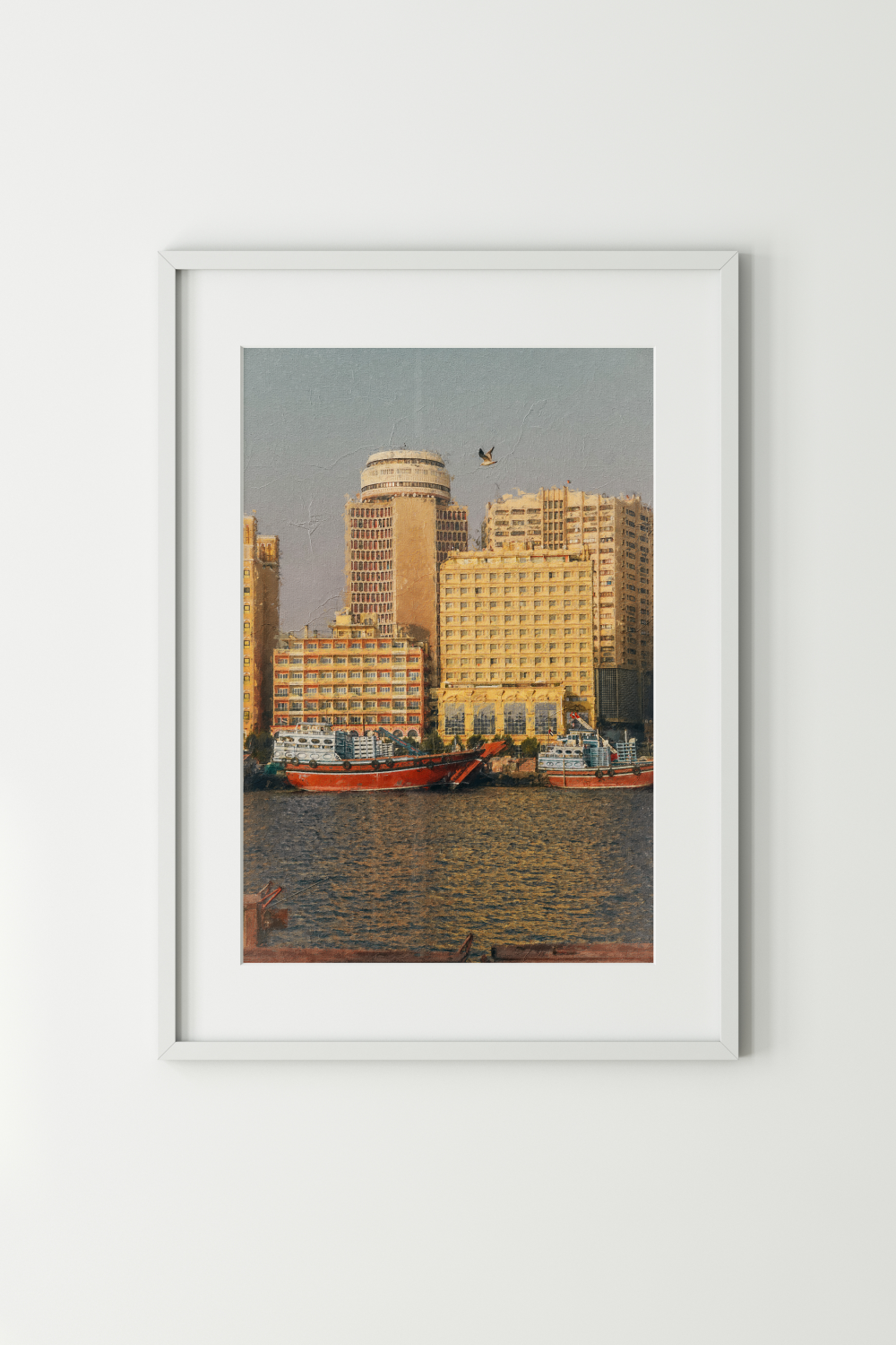 Dubai Creek Art Print from Old Dubai frame collections - Dubai Creek Art on Canvas/Paper.