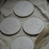 Zodiac Signs Handmade Coaster - Single Piece, Multiple Color Options/12 Signs - Image 4