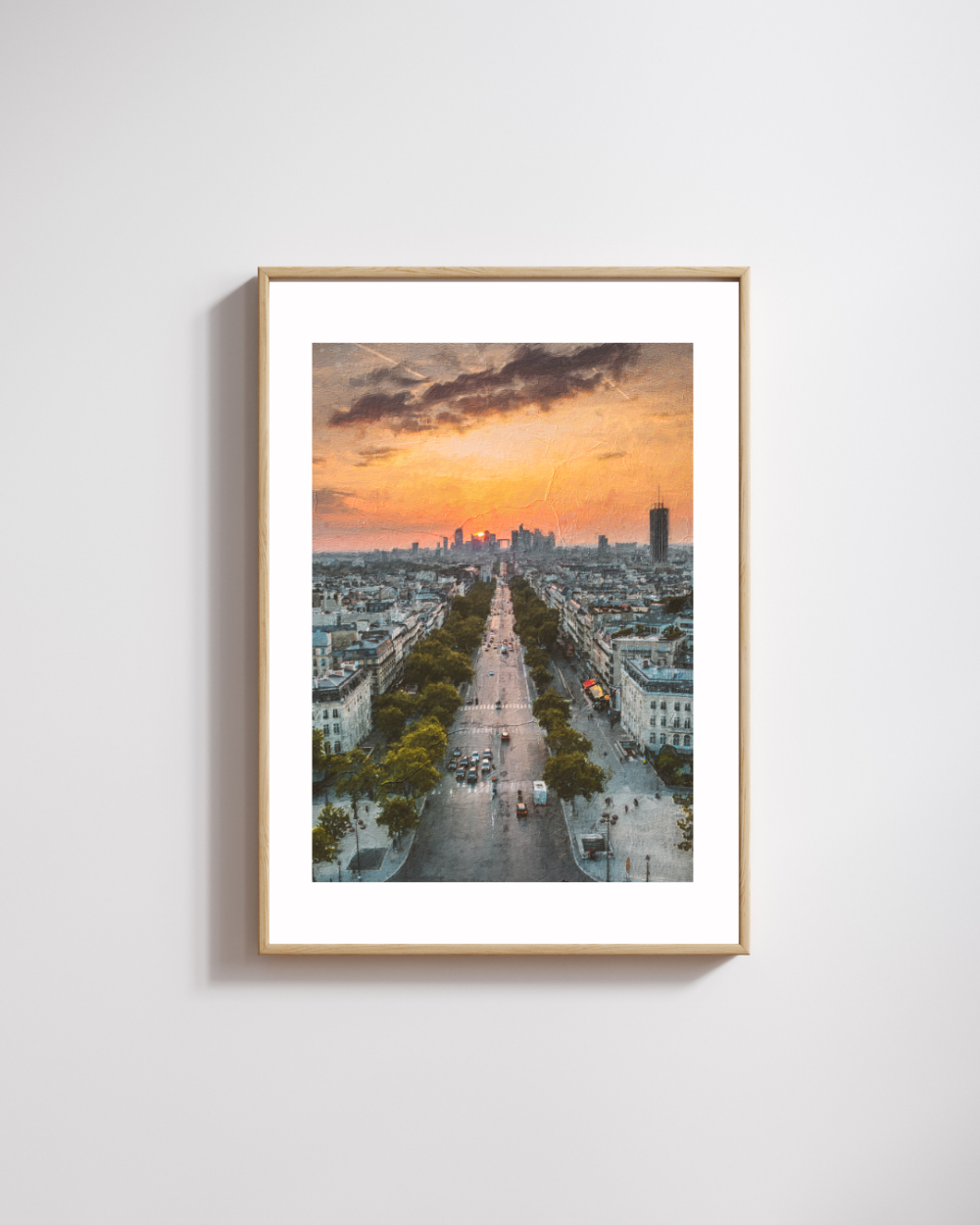 Paris Evening View Art Print - Image 2