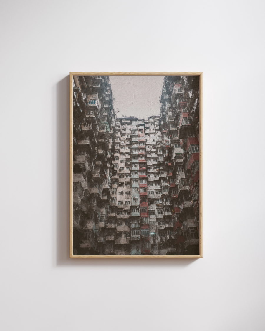 Yick Cheong Moster Building Hong Kong Art Print