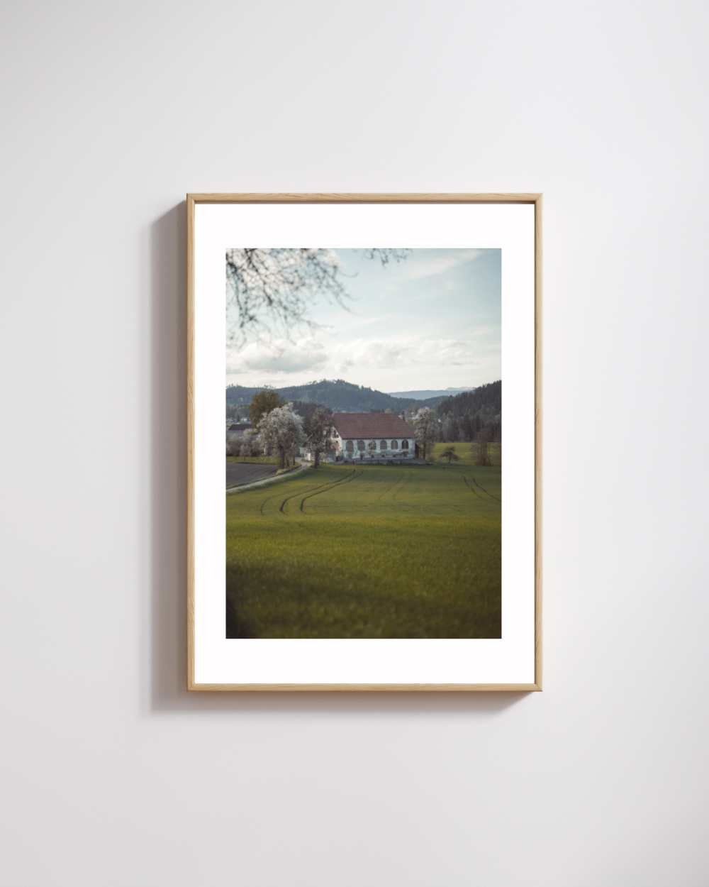 Austria House in the Field Photography Print - Image 2