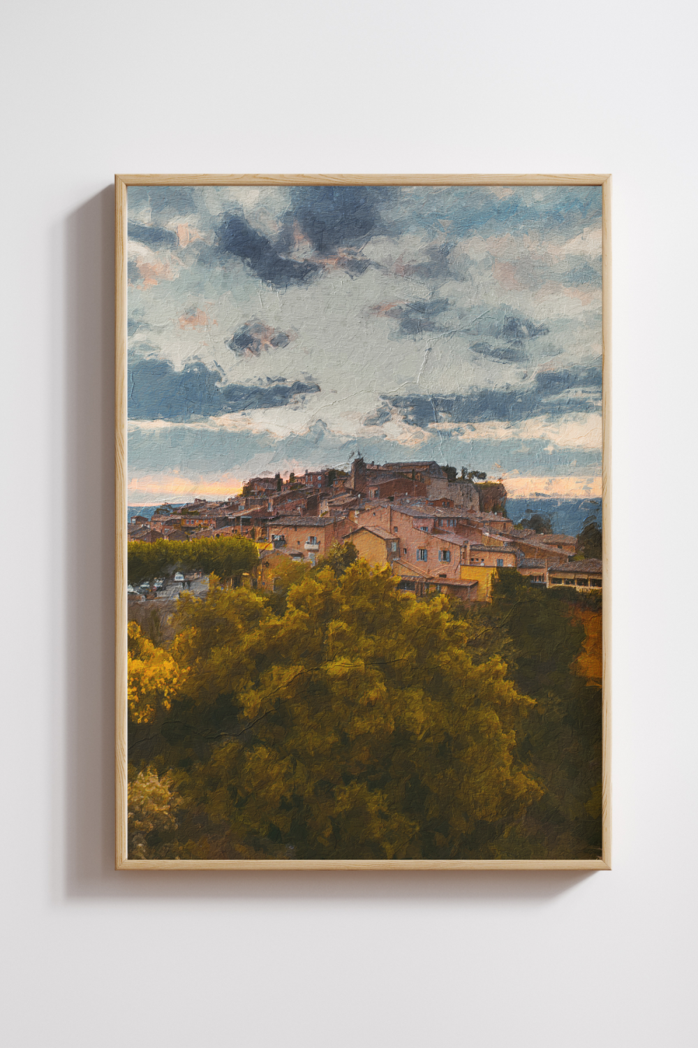 Roussillon Village Original Art Print- Multiples Sizes/Frames