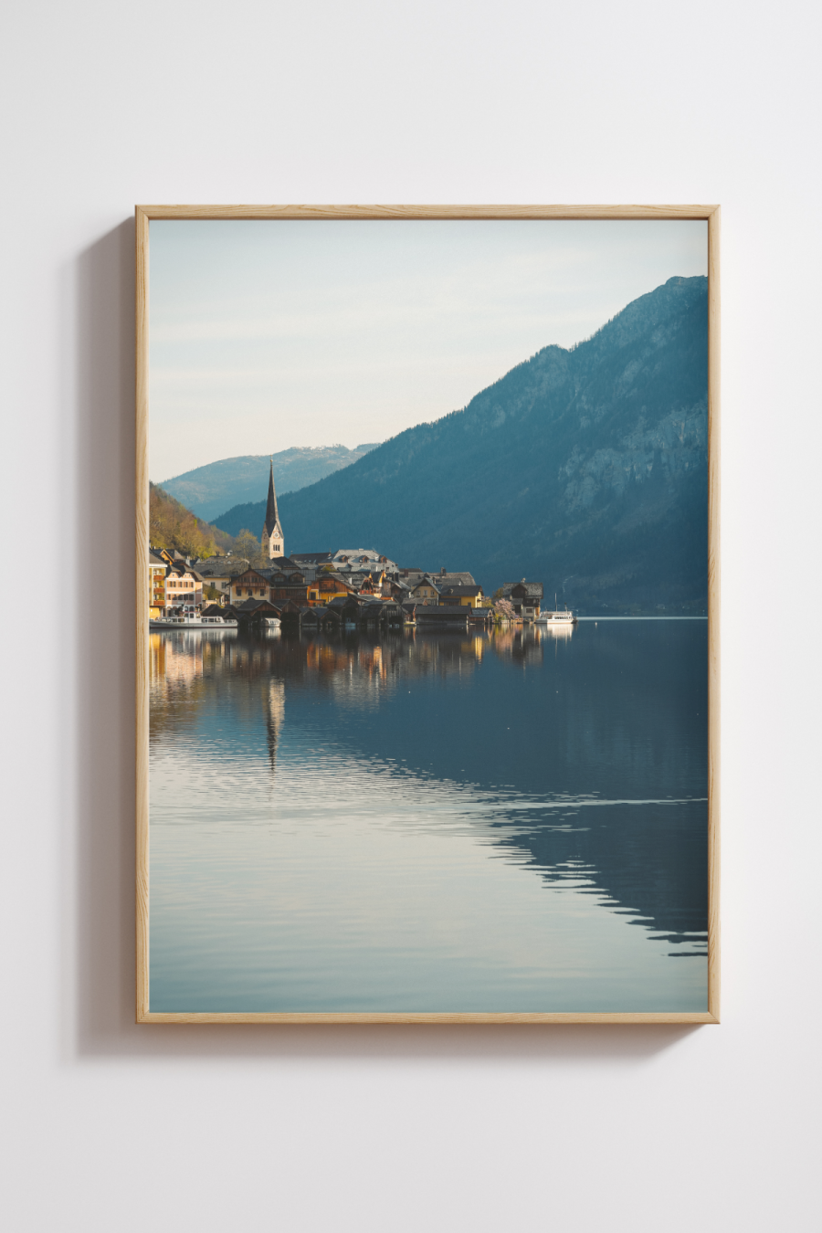 Hallstatt Reflections – Serenity on the Lake Photography Print