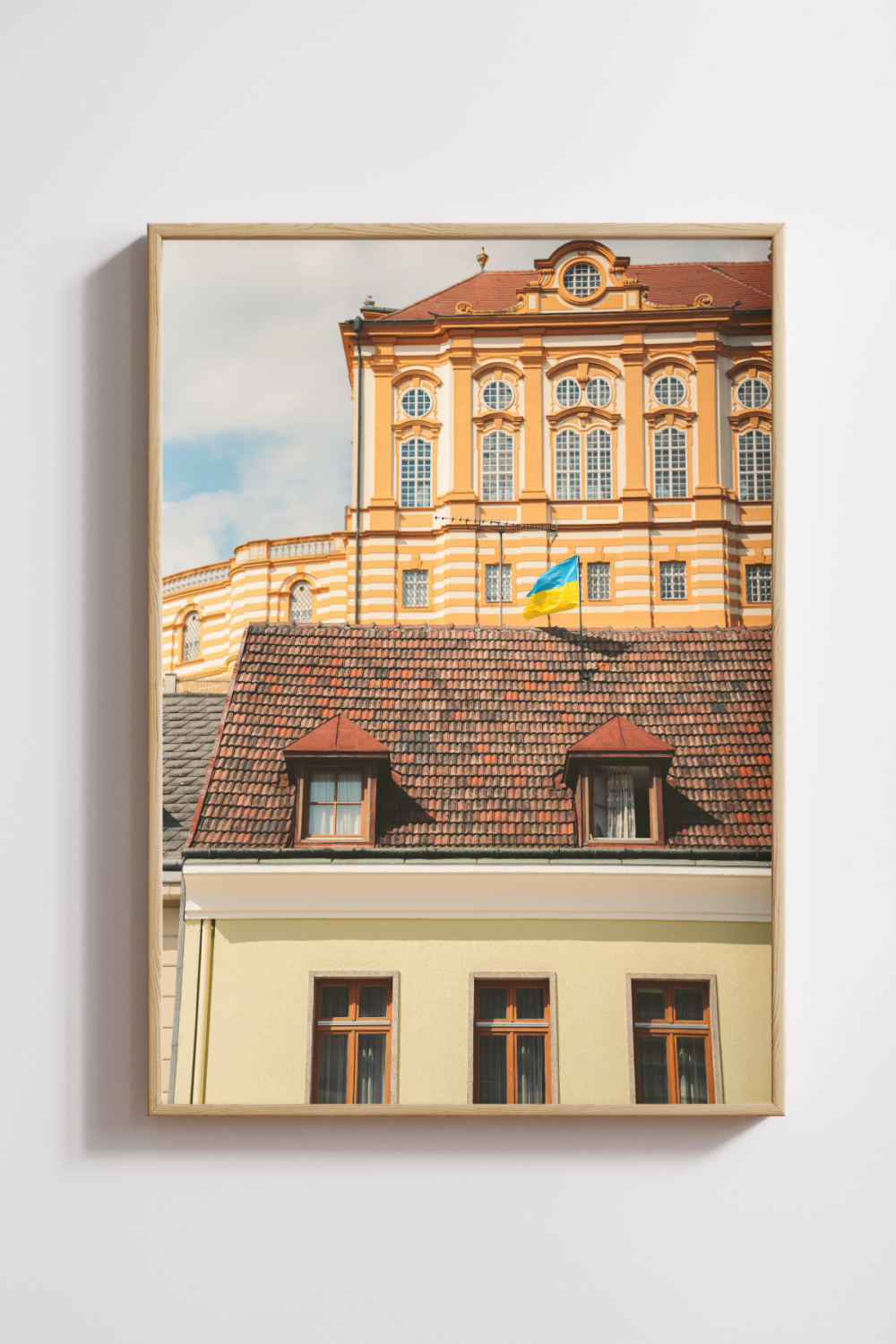 Layers of History – Melk Abbey & Townhouses Photography Print