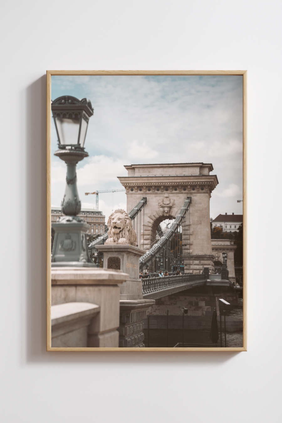 Lions of the Chain Bridge Photography Print