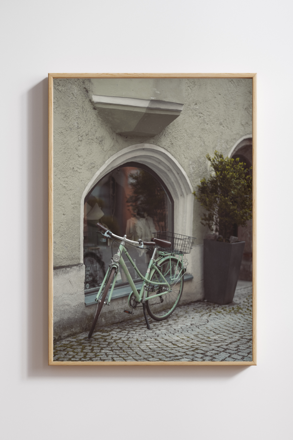 Resting Wheels in Hall Photography Print