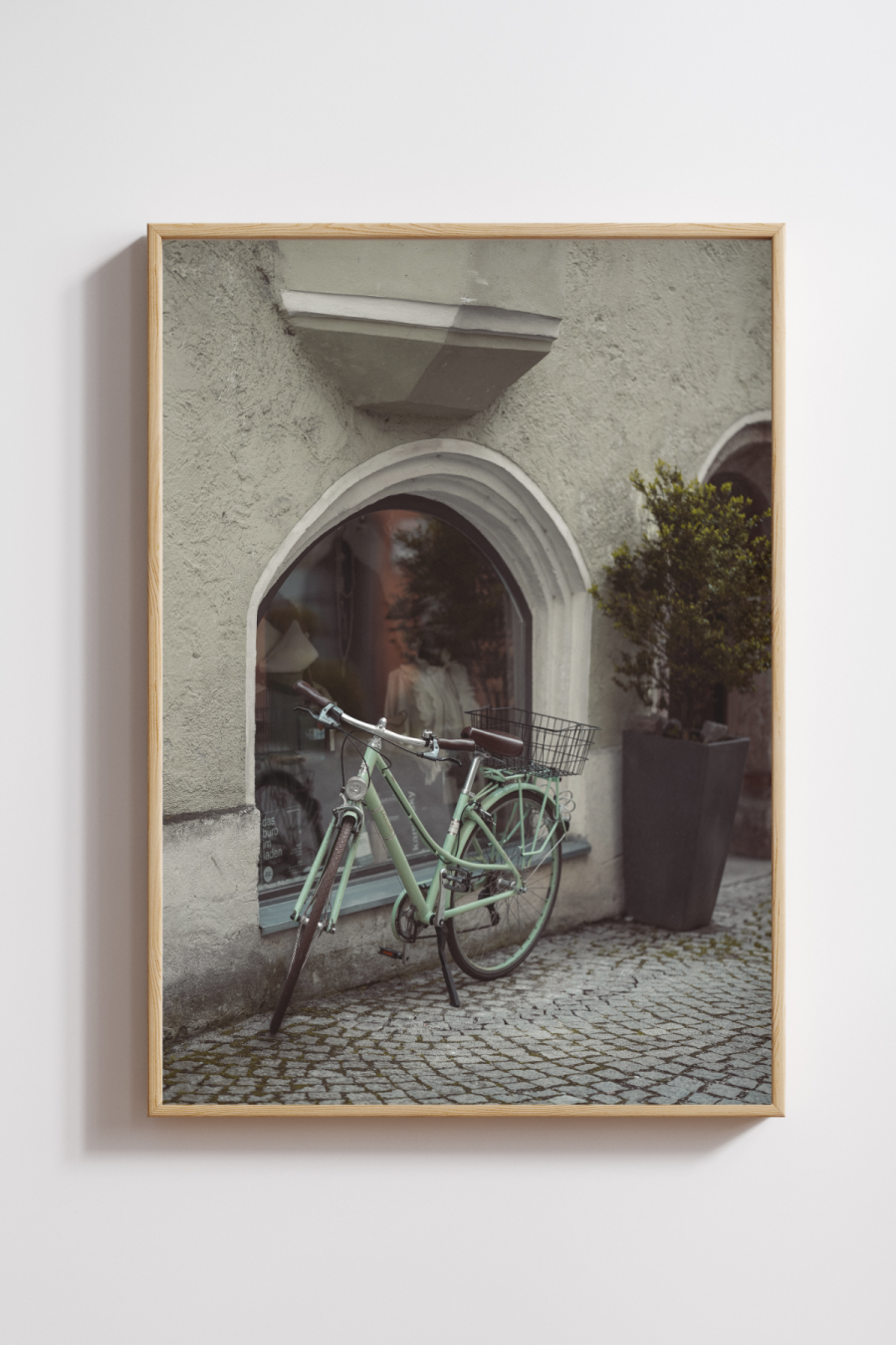 Resting Wheels in Hall Photography Print
