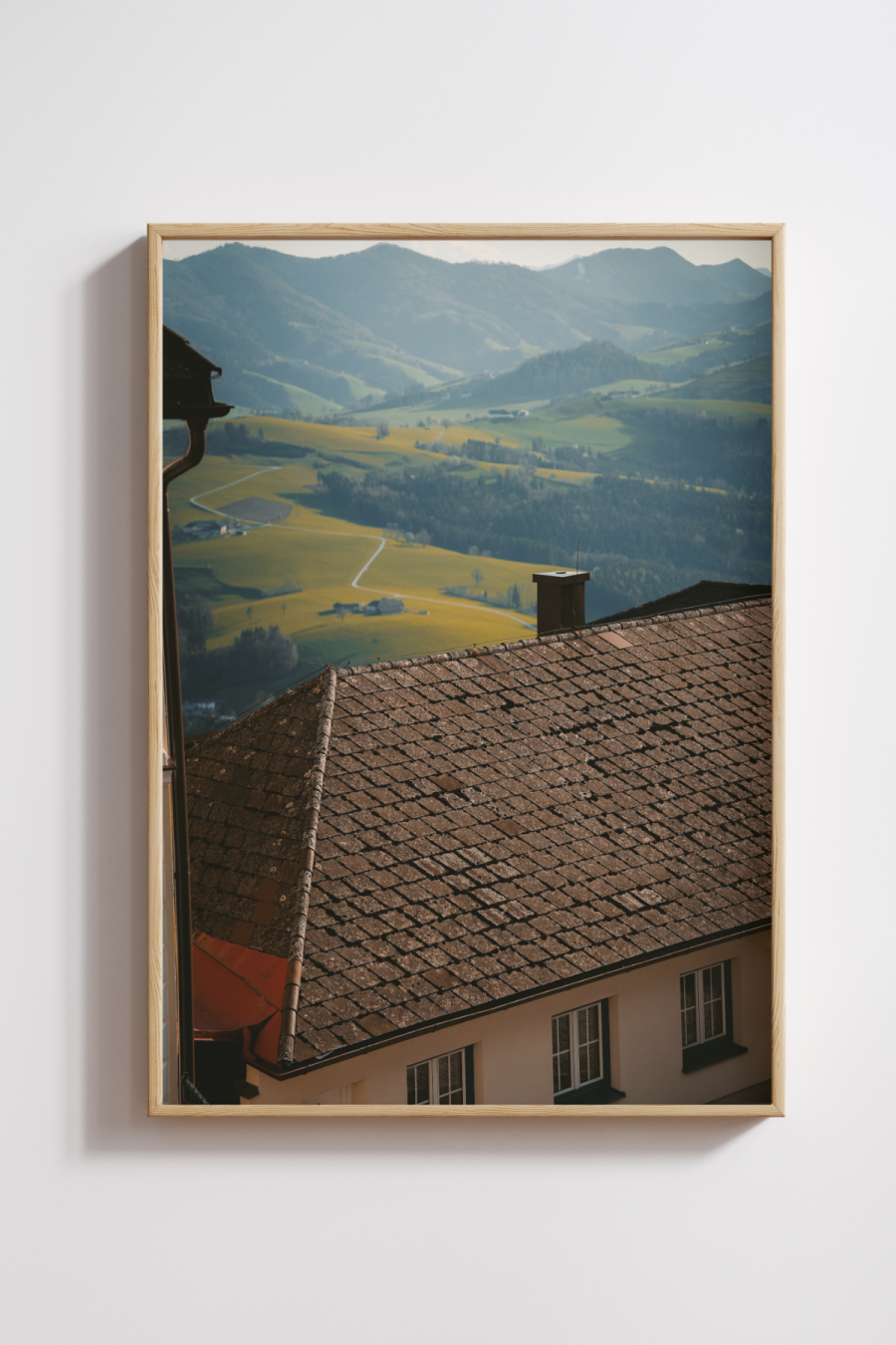 Roofs & Ridges – View from Sonntagberg Photography Print