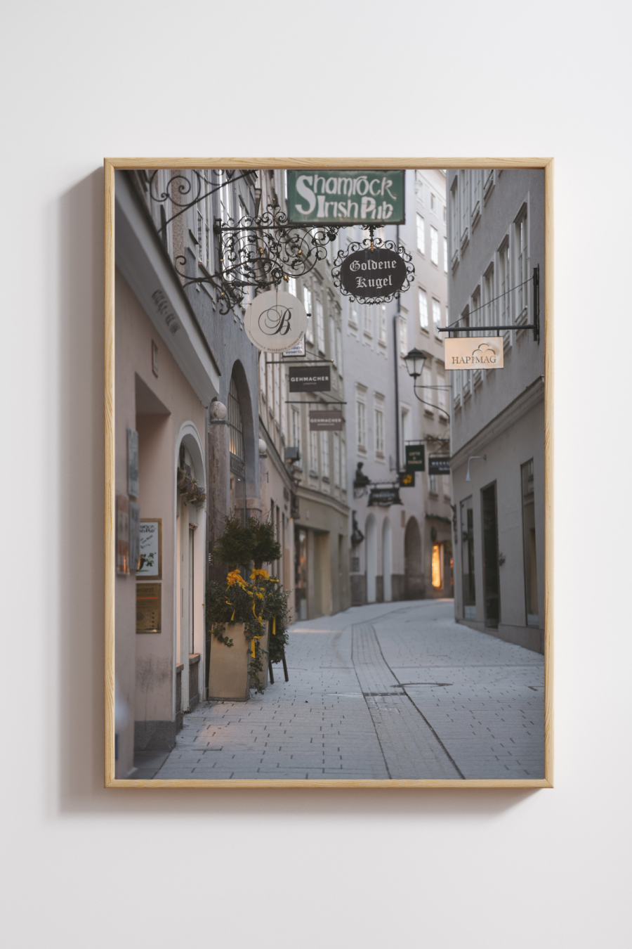 Signs of Salzburg – Getreidegasse Charm Photography Print