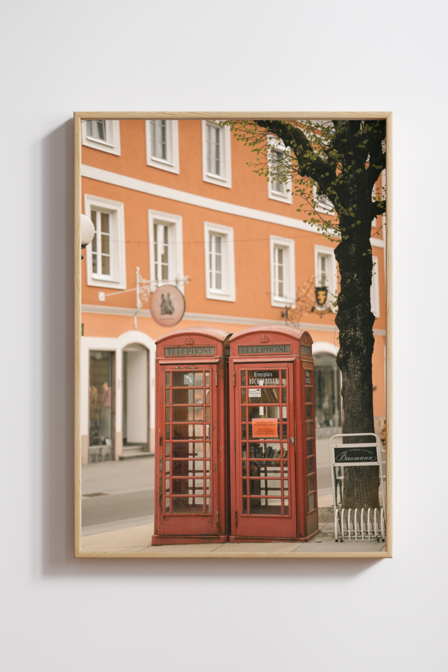 Stories in Red – Book Booths of Austria Photography Print