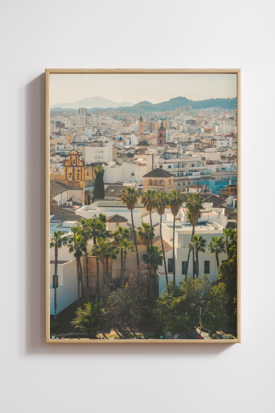 Sunlit Towers of Málaga Photography Print