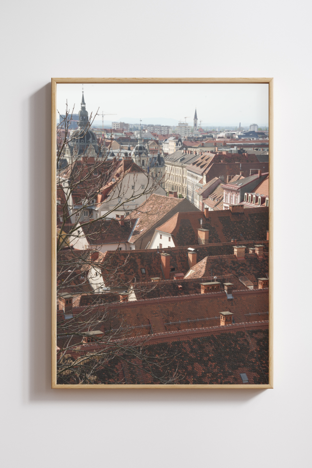 The Rooftops of Graz Photography Print