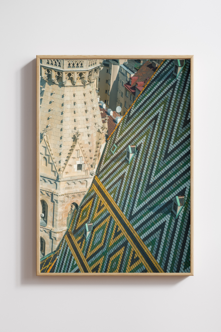 The Tiled Crown of St. Stephen’s Photography Print