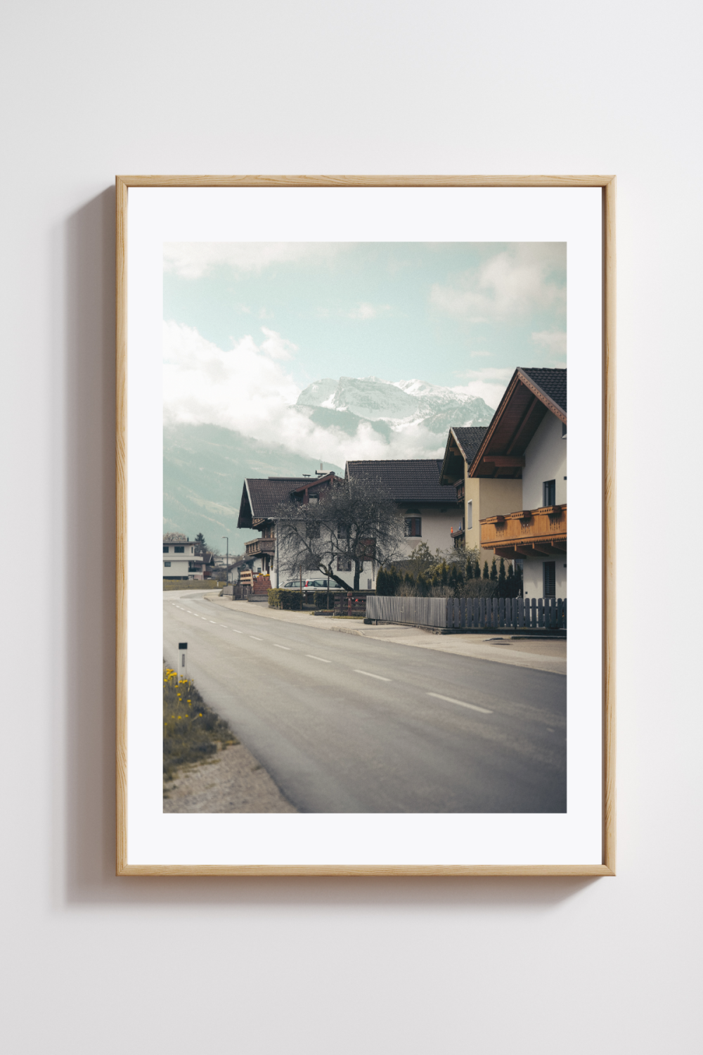 Alpine Village Street Photography Print - Image 2