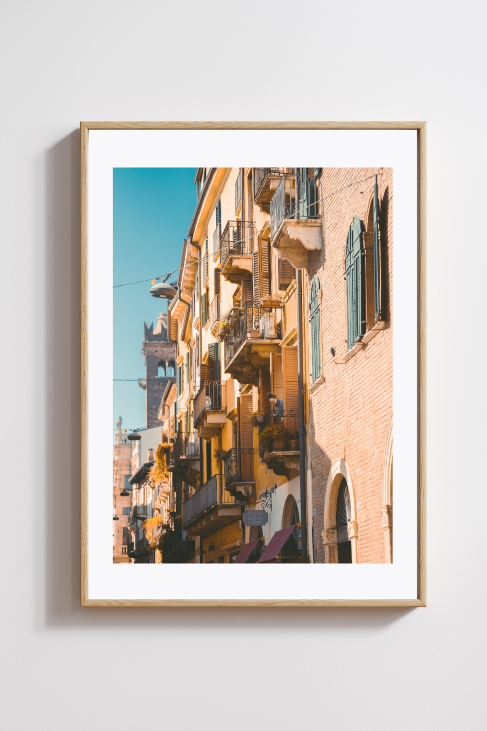 Balcony in Verona Photography Print - Image 2
