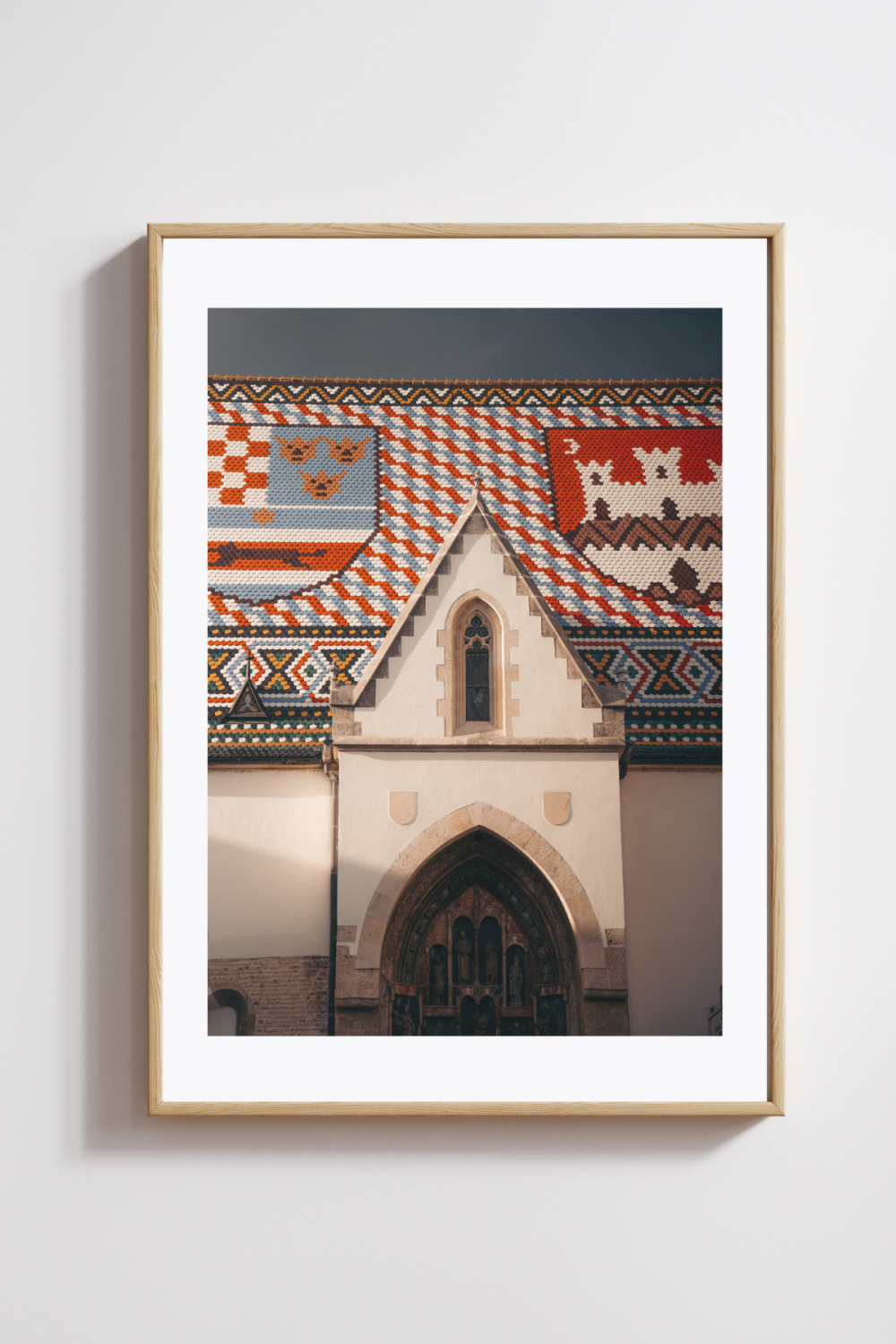 Colors of St. Mark’s Church, Zagreb Photography Print - Image 2