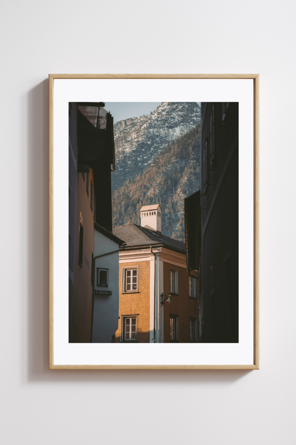Golden Light in Hallstatt Photography Print - Image 2