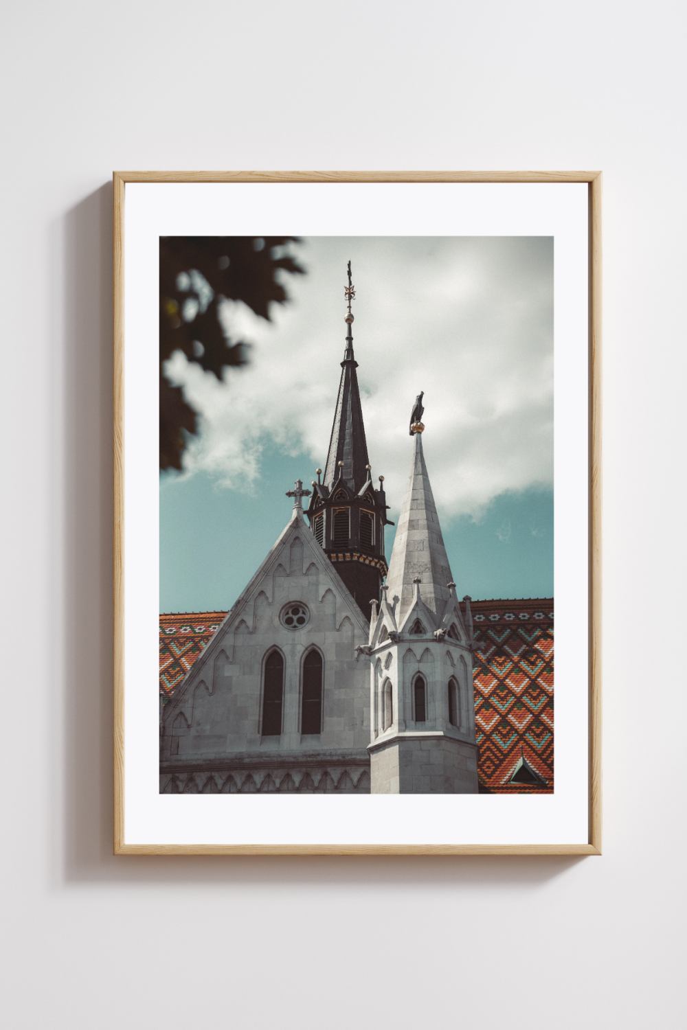Gothic Elegance of Matthias Church Photography Print - Image 2