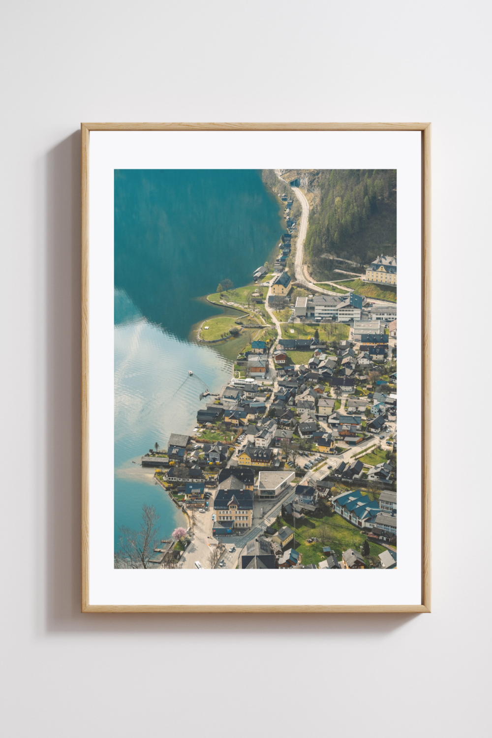 Hallstatt from Above – A Village by the Lake Photography Print - Image 2