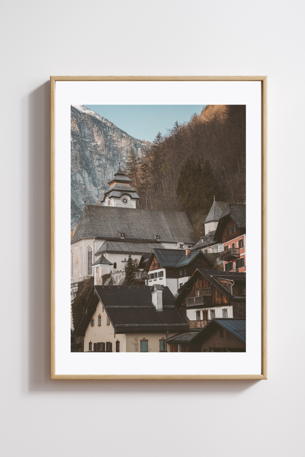 Hallstatt Rooftops & Parish Church Photography Print - Image 2