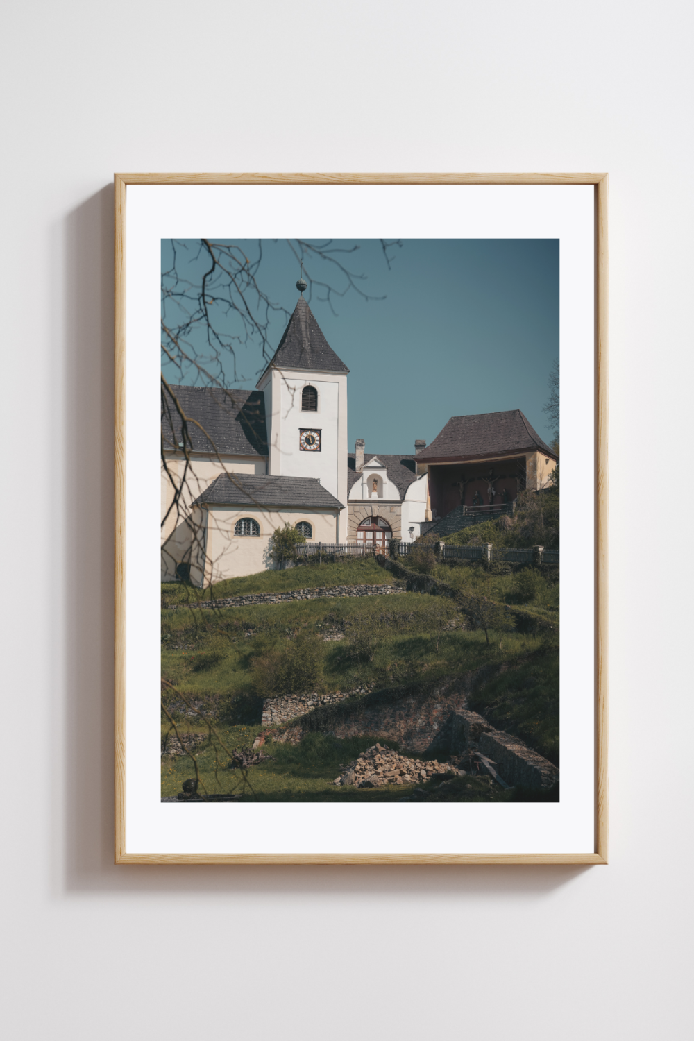Hillside Chapel, Lower Austria Photography Print - Image 2