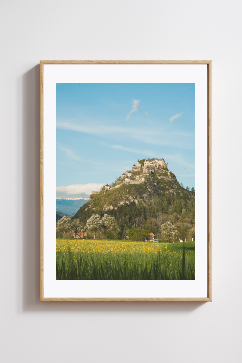 Hochosterwitz Castle in Spring Photography Print - Image 2