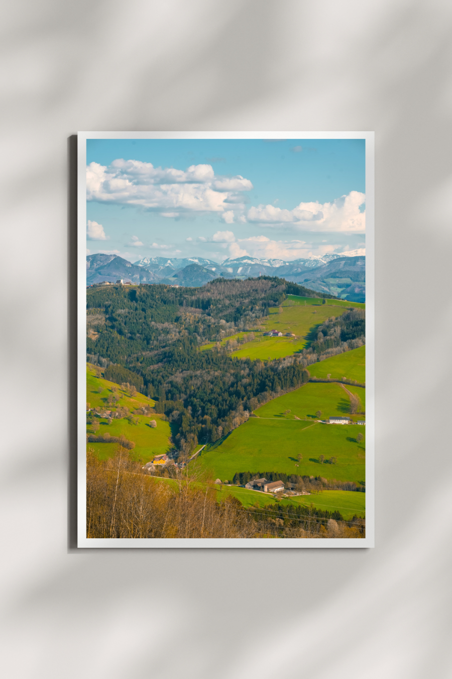 Spring in the Alpine Foothills, Austria Mini Print