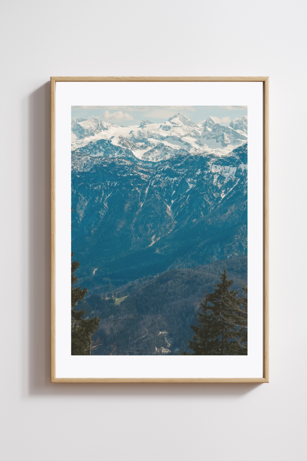 Majestic Dachstein Peaks – Hallstatt Region Photography Print - Image 2