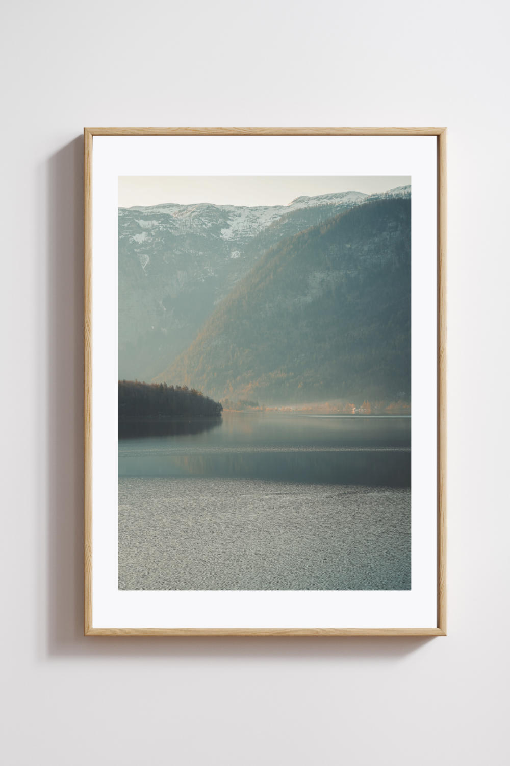 Misty Dawn – Lake Hallstatt Photography Print - Image 2