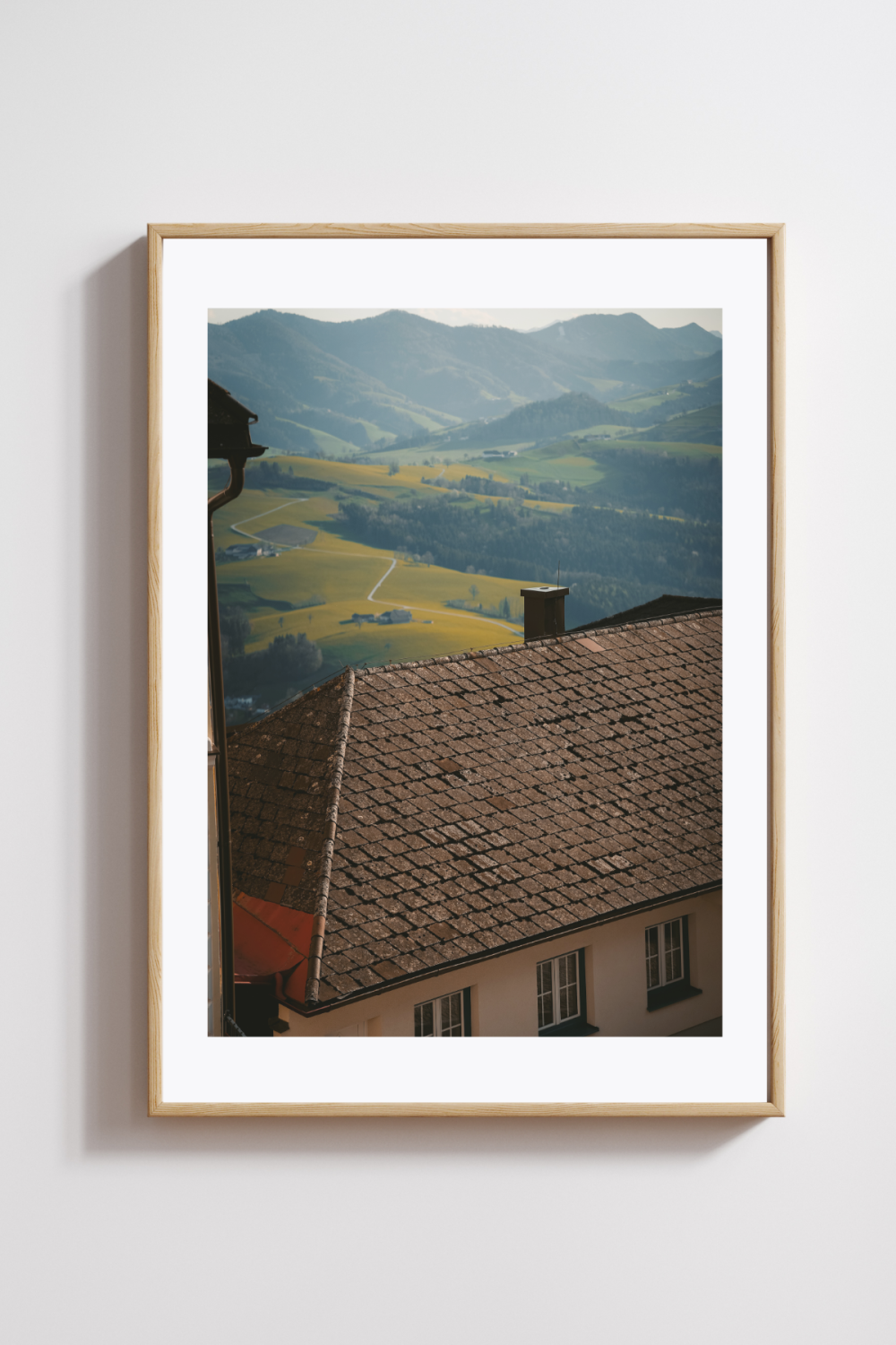 Roofs & Ridges – View from Sonntagberg Photography Print - Image 2