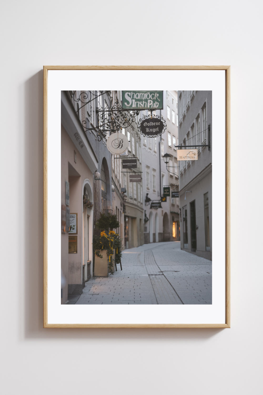 Signs of Salzburg – Getreidegasse Charm Photography Print - Image 2