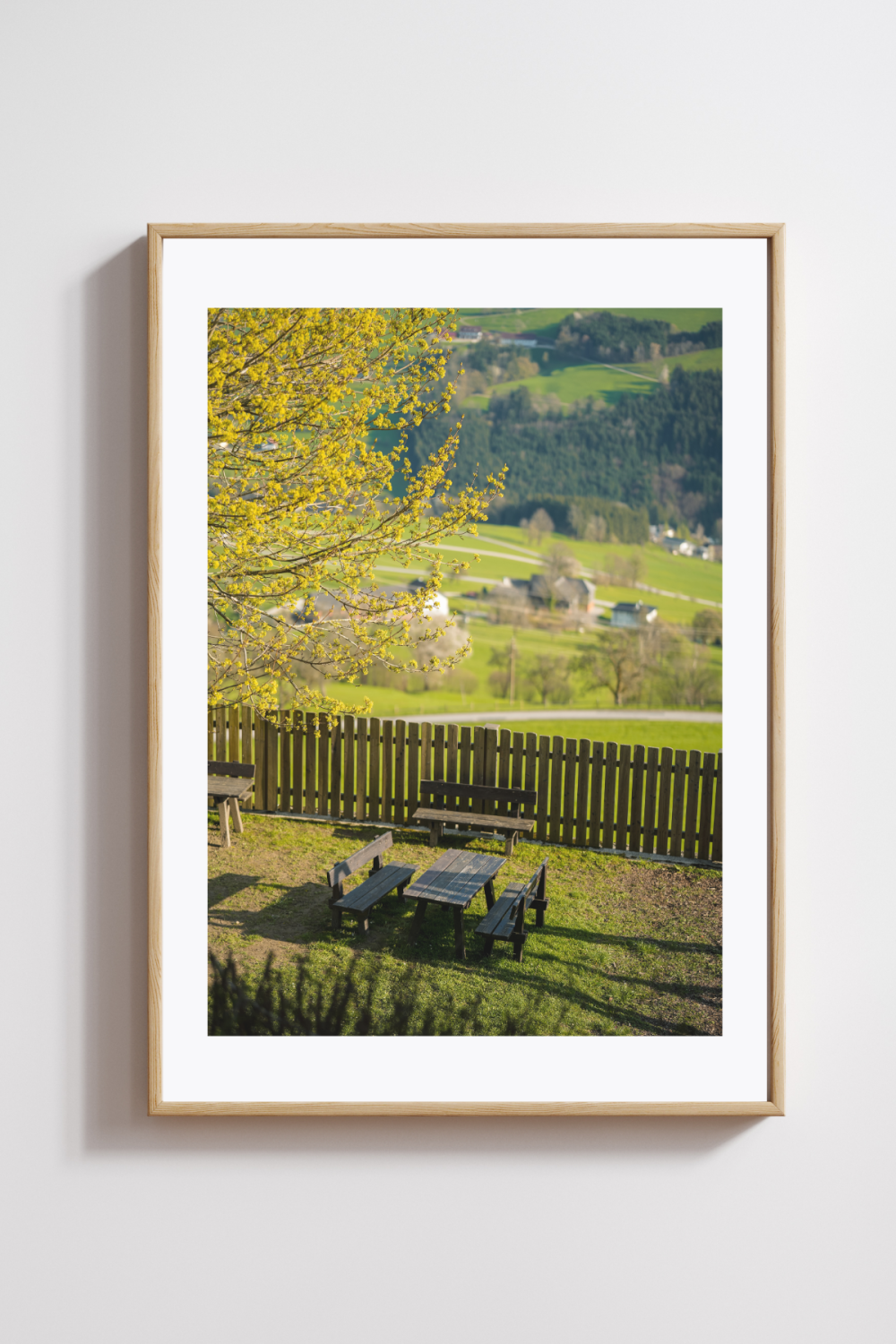 Spring Serenity – Sonntagberg Countryside Photography Print - Image 2