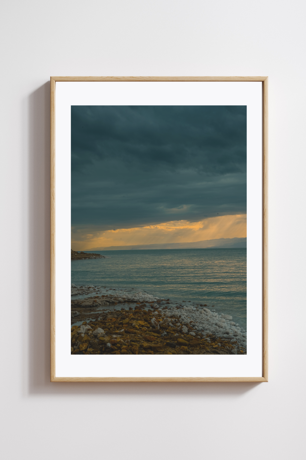 Stormlight Over the Dead Sea Photography Print - Image 2