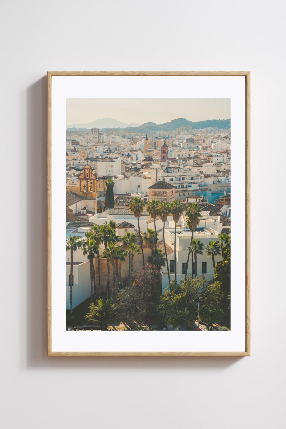 Sunlit Towers of Málaga Photography Print - Image 2