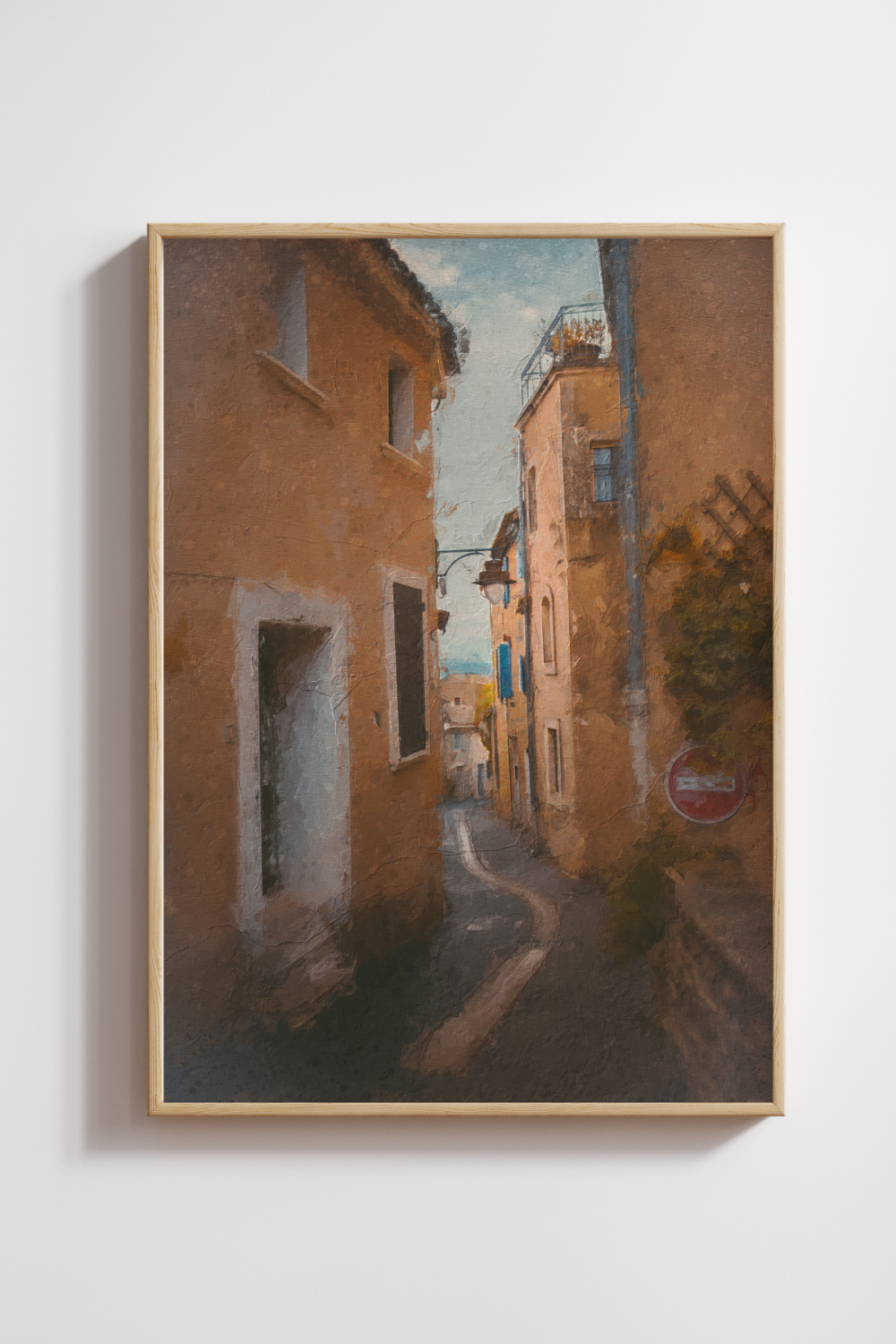 Roussillon Streets Original Art Print- Multiples Sizes/Frames