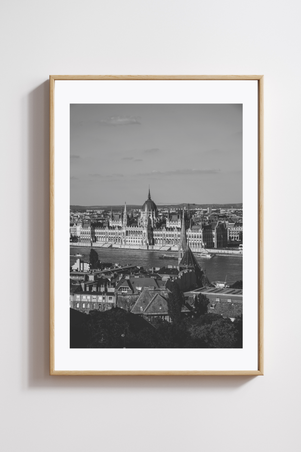 Parliament in Monochrome, Budapest Photography Print - Image 2