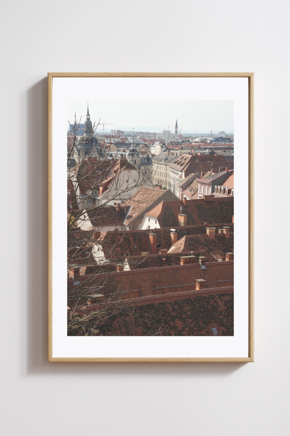 The Rooftops of Graz Photography Print - Image 2