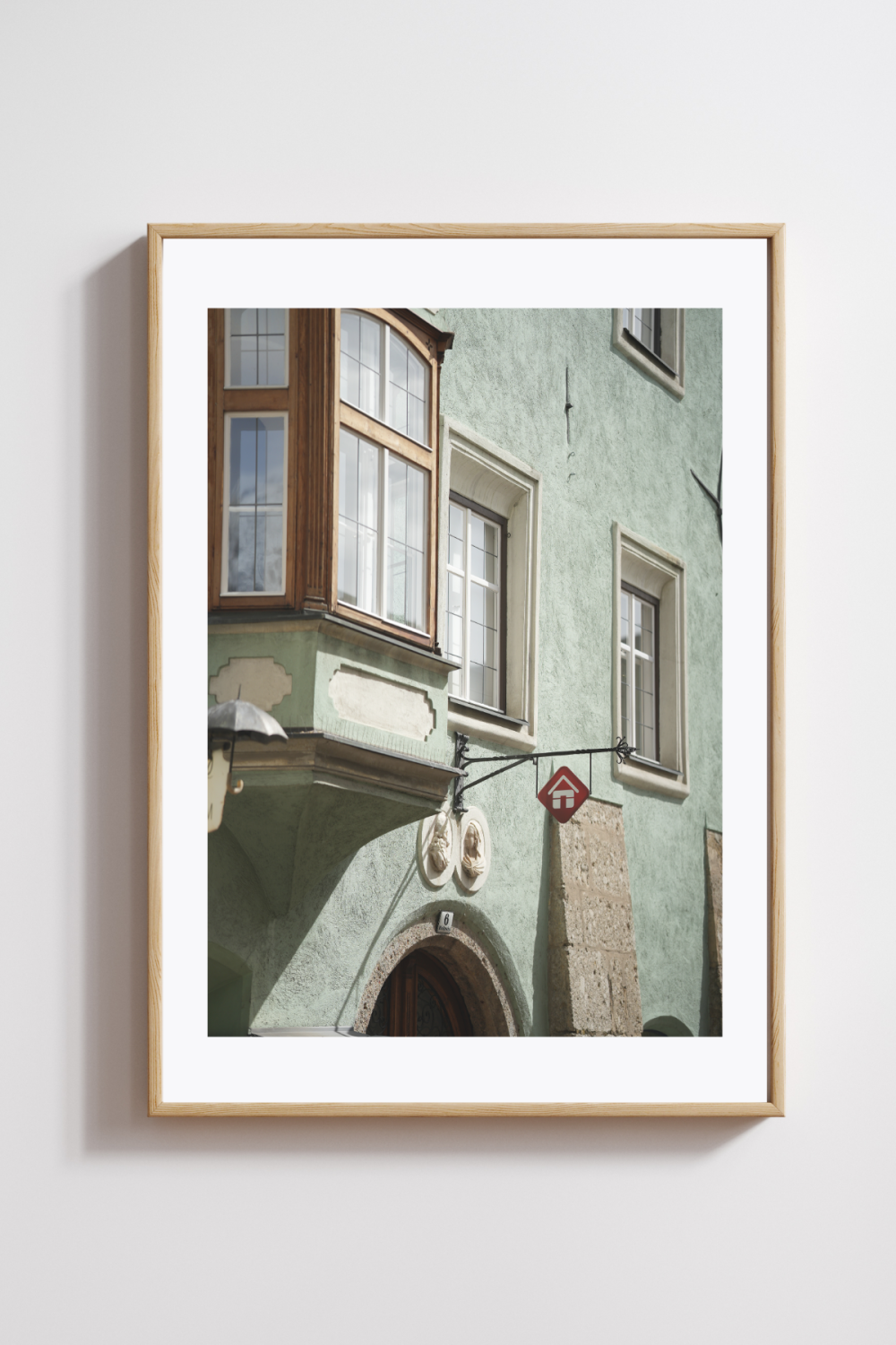 Windows of Hall in Tirol Photography Print - Image 2
