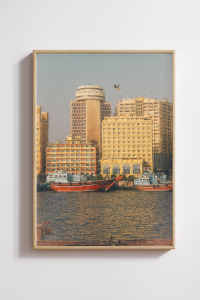 Creekside Gold #1 – Old Dubai Art Print- Multiple Sizes/Frames