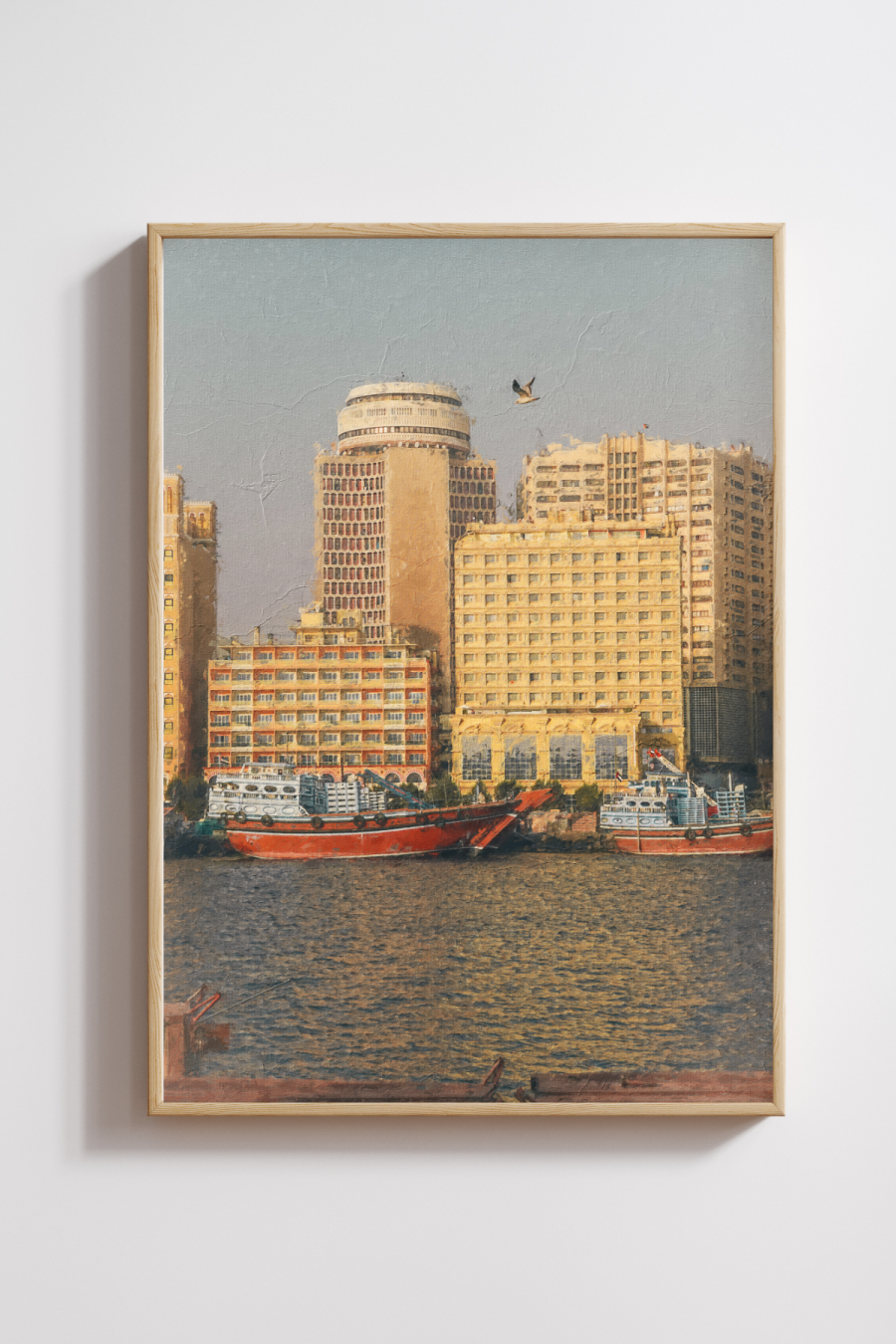 Dubai Creek #1 Art Print- Multiple Sizes/Frames