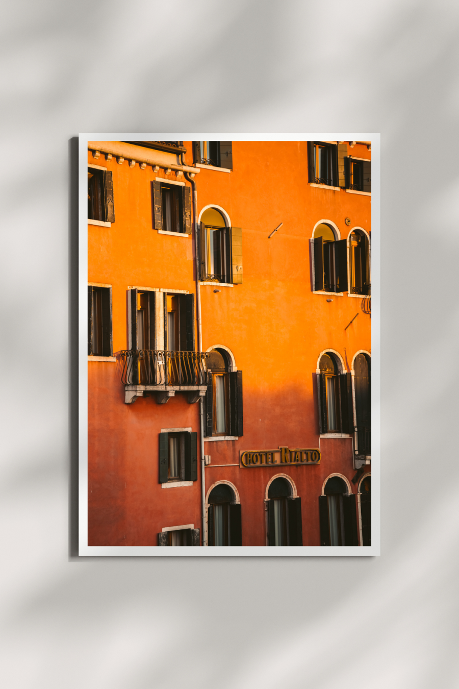 Sunset on Hotel Rialto Mini Print