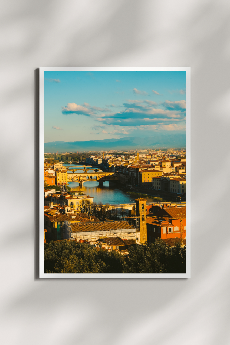 Sunset Over the Arno Mini Print